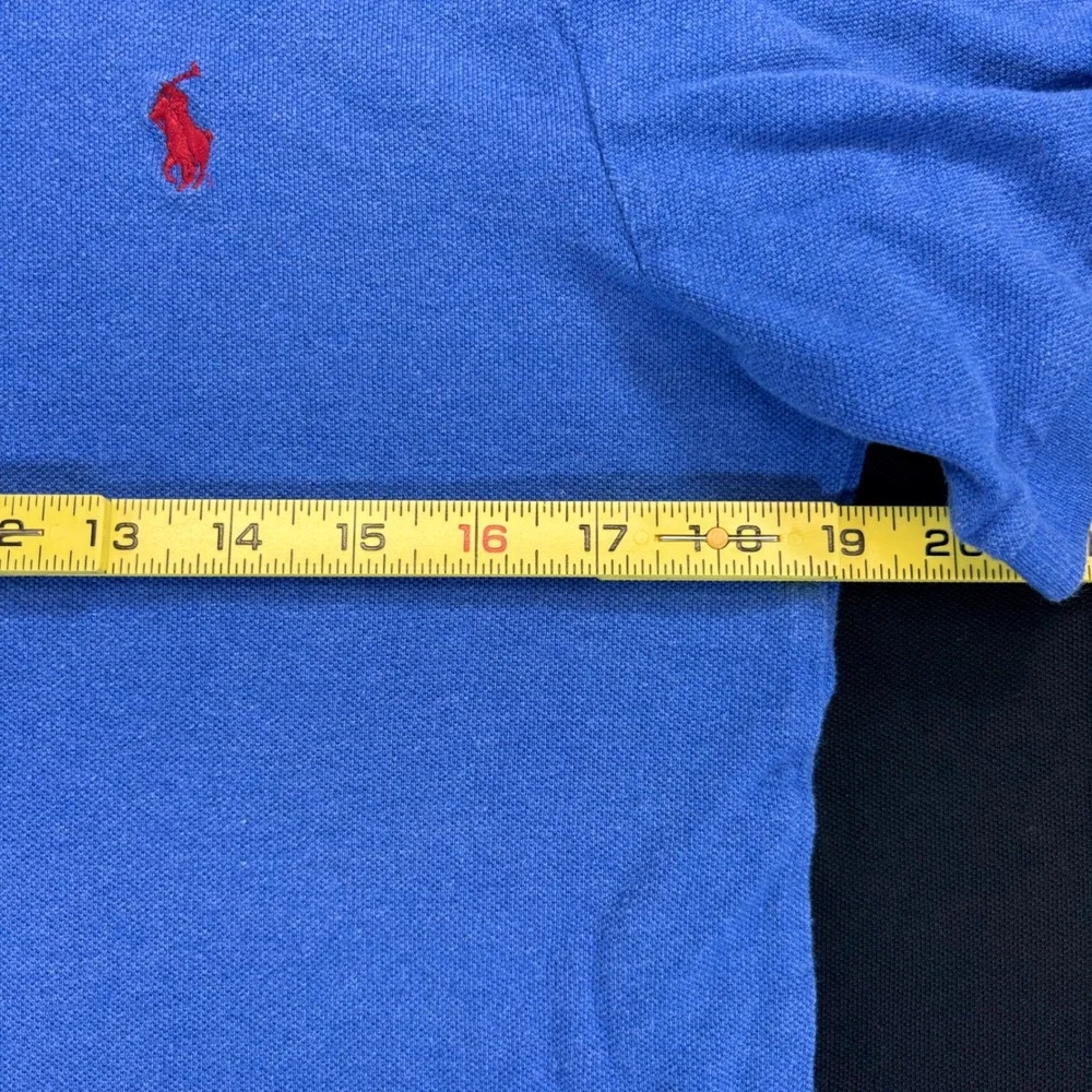 3 Polo Ralph Lauren Polos Men Size M Slim Red Blue Black Short Sleeve Pony Pique